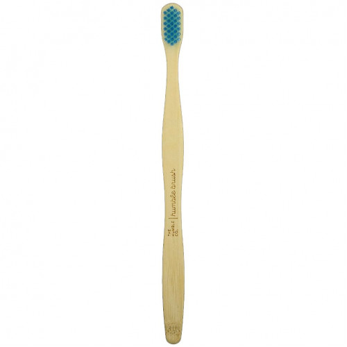 The Humble Co., Humble Bamboo Toothbrush, для взрослых чувствительных людей, синий цвет, 1 зубная щетка