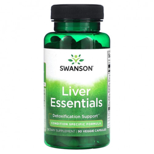 Swanson, Liver Essentials, 90 растительных капсул