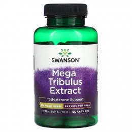 Swanson, Экстракт Mega Tribulus, 250 мг, 120 капсул