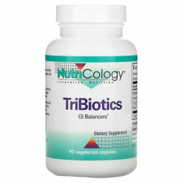 Nutricology, TriBiotics, 90 вегетарианских капсул