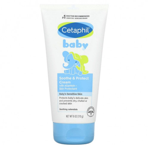 Cetaphil, Baby, Soothe & Protect Cream, With Organic Calendula, 6 oz (170 g)