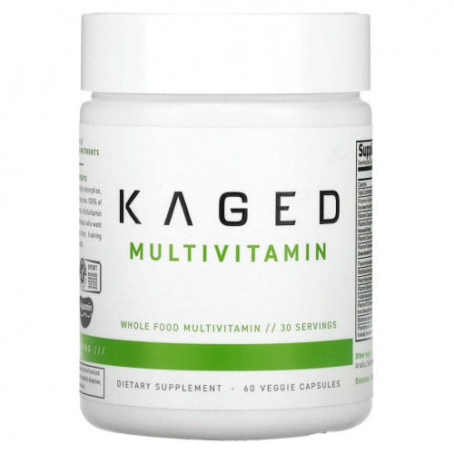 Kaged Muscle, MultiVitamin, 60 растительных капсул