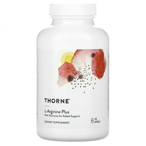 Thorne Research, Perfusia Plus, аргинин и кофакторы, 180 капсул