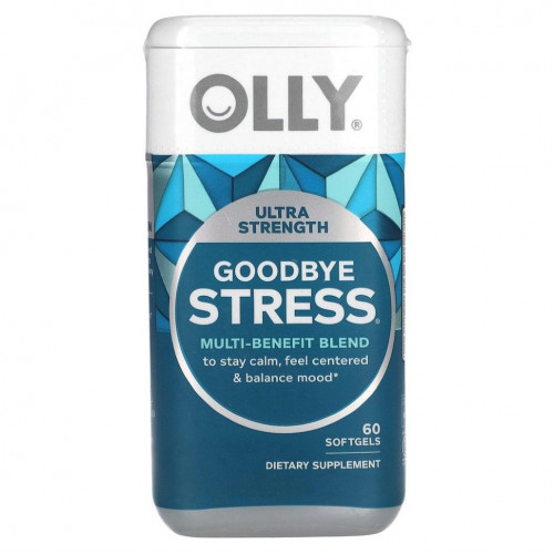 OLLY, Goodbye Stress, 60 мягких таблеток