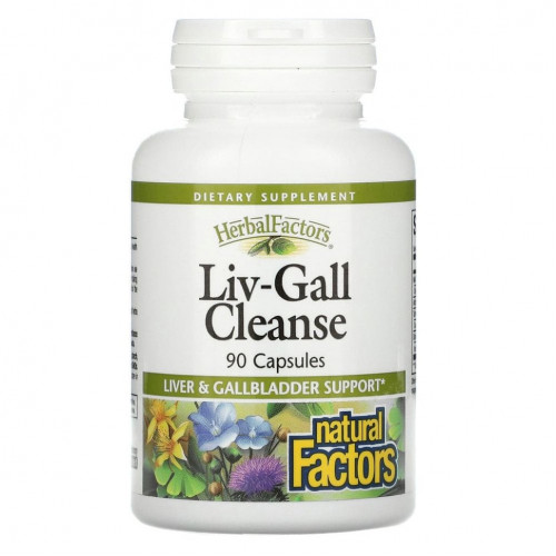 Natural Factors, Liv-Gall Cleanse, 90 капсул