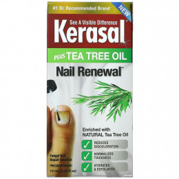 Kerasal, Nail Renewal Plus Масло чайного дерева, 0,33 жидкой унции (10 мл)