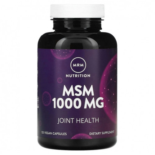 MRM, Nutrition, МСМ, 1000 мг, 120 веганских капсул