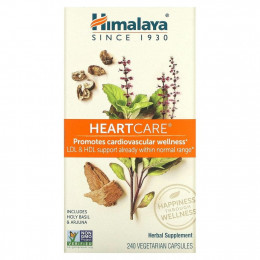 Himalaya, HeartCare, 240 вегетарианских капсул