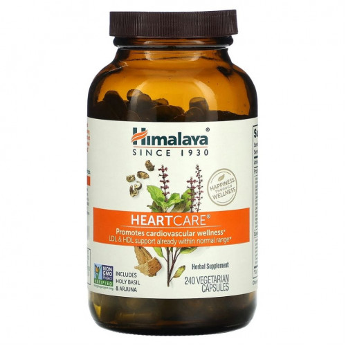 Himalaya, HeartCare, 240 вегетарианских капсул