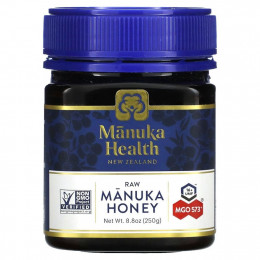 Manuka Health, Мед мануки, MGO 573+, 250 г (8,8 унции)