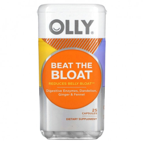 OLLY, Beat the Bloat, 25 капсул