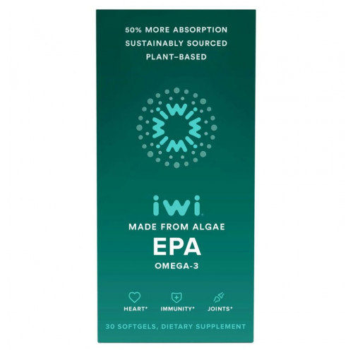 iWi, Omega-3 EPA, Algae-Based, 30 Softgels