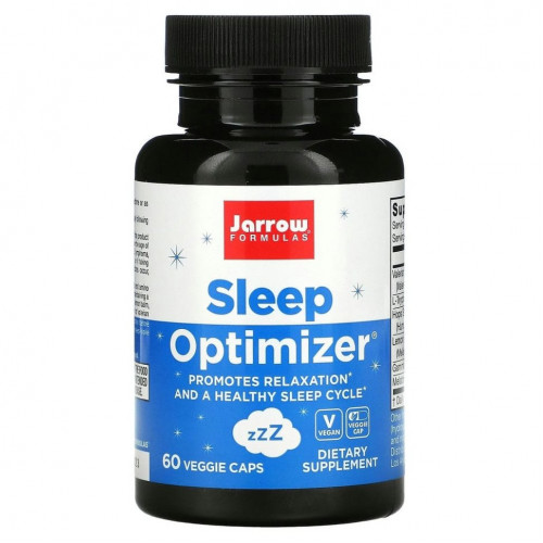 Jarrow Formulas, Sleep Optimizer, добавка для нормализации сна, 60 растительных капсул