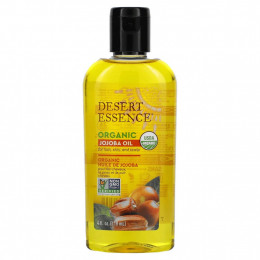 Desert Essence, Organic Jojoba Oil for Hair, Skin and Scalp, 4 fl oz (118 ml)