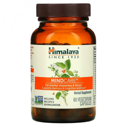 Himalaya, MindCare, 60 вегетарианских капсул