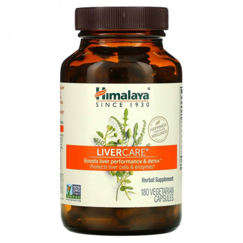 Himalaya, Liver Care, 180 вегетарианских капсул