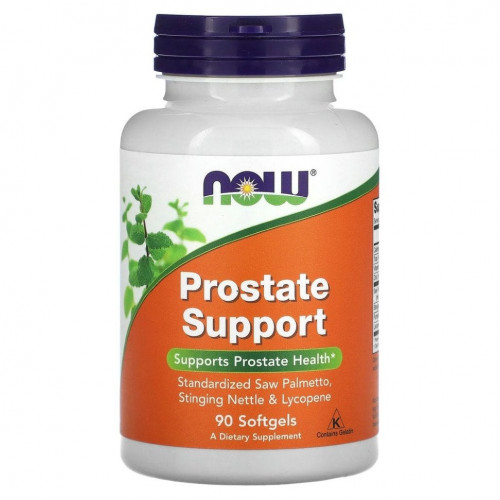 NOW Foods, Prostate Support, 90 мягких таблеток