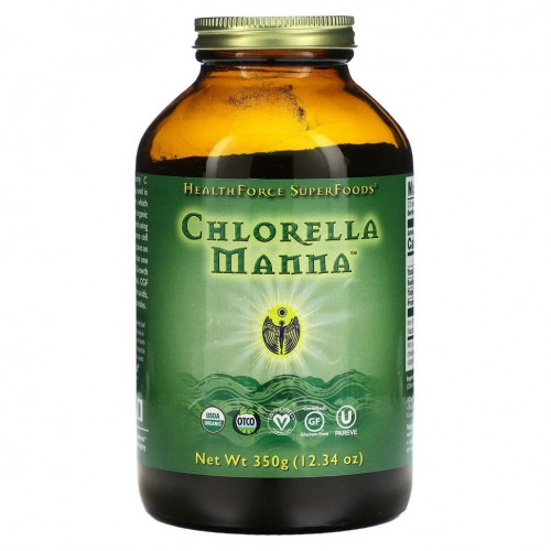 HealthForce Superfoods, Хлорелла и манна, 350 г (12,34 унции)