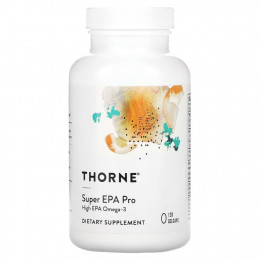 Thorne Research, Super EPA Pro, 120 желатиновых капсул