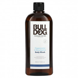 Bulldog Skincare For Men, Гель для душа, мята и эвкалипт, 16,9 жидких унций (500 мл)