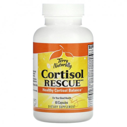 Terry Naturally, Cortisol Rescue, 60 капсул