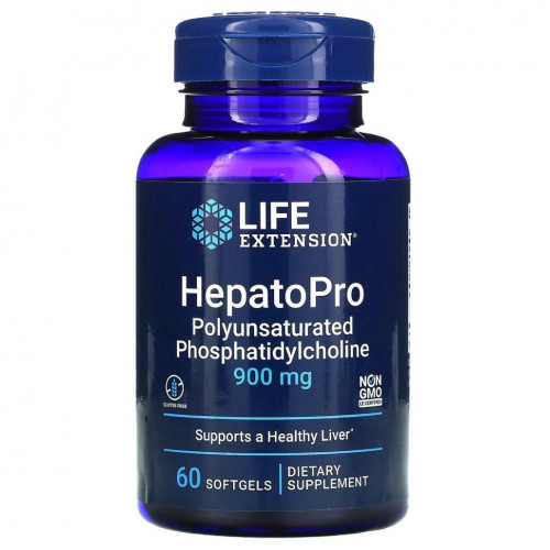 Life Extension, HepatoPro, 900 мг, 60 мягких таблеток