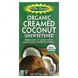 Edward & Sons, Edward & Sons, Let's Do Organic, Organic Creamed Coconut, Unsweetened, 7 oz (200 g)