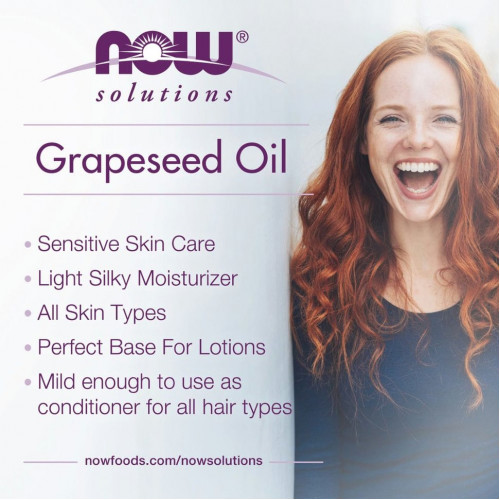 NOW Foods, Solutions, Grapeseed Oil, 4oz