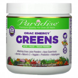 Paradise Herbs, ORAC-Energy Greens, 182 г (6,4 унции)