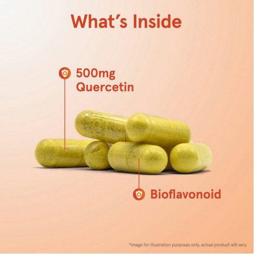 Jarrow Formulas, Кверцетин, 500 мг, 100 овощных капсул