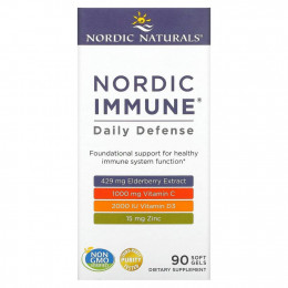 Nordic Naturals, Nordic Immune Daily Defense, 90 мягких таблеток