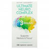 Natural Factors, 3 Brains, Ultimate Neuro Complex, 120 вегетарианских капсул