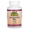 Natural Factors, Astaxanthin Plus, астаксантин, 4 мг, 60 капсул