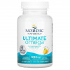 Nordic Naturals, Ultimate Omega, со вкусом лимона, 640 мг, 60 капсул