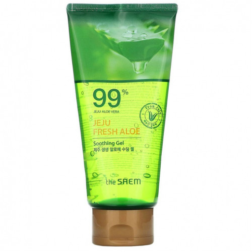 The Saem, Jeju Fresh Aloe, успокаивающий гель «99% алоэ вера», 300 мл (10,14 жидк. унций)