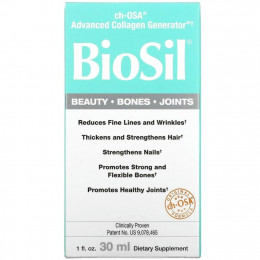 BioSil by Natural Factors, ch-OSA, улучшенный источник коллагена, 30 мл (1 жидк. унция)