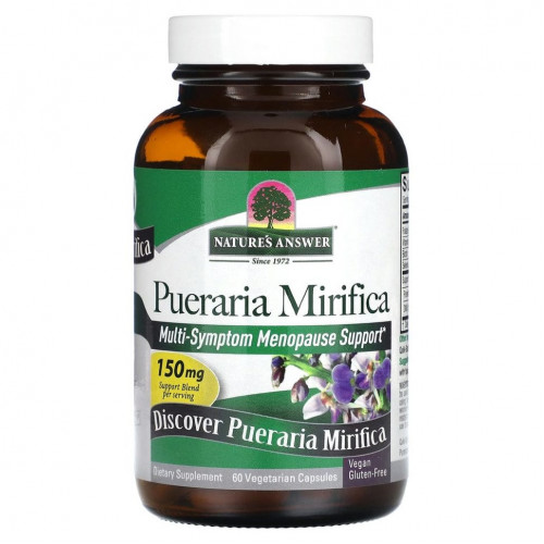 Nature's Answer, Pueraria Mirifica, 100 mg, 60 Vegetarian Capsules