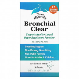 Terry Naturally, Bronchial Clear, 90 таблеток