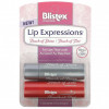 Blistex, Lip Expressions, Увлажняющий крем для губ, блеск / оттенок, 2 палочки, 0,13 унции (3,69 г) каждая