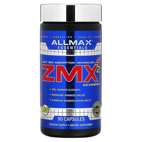 ALLMAX Nutrition, ZMX2, хелат магния с улучшенной усвояемостью, 90 капсул