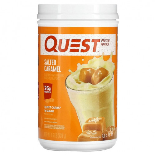 Quest Nutrition, протеиновый порошок, соленая карамель, 726 г (1,6 фунта)