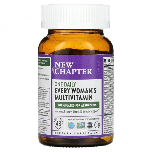 New Chapter, Препарат Every Woman's One Daily Multi, 48 таблеток