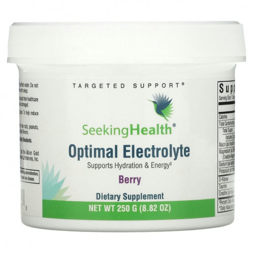 Seeking Health, Optimal Electrolyte, ягодный, 250 г (8,82 унции)