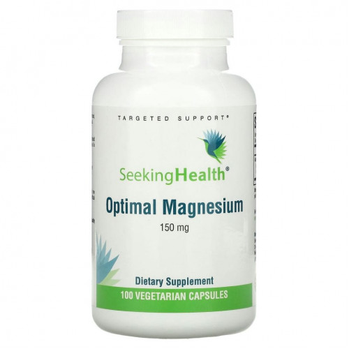 Seeking Health, Optimal Magnesium, 150 мг, 100 вегетарианских капсул