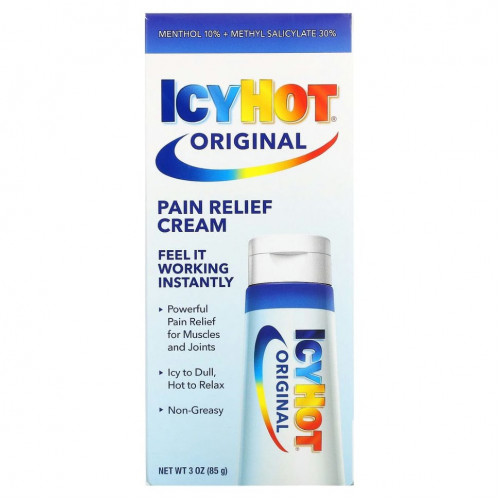 Icy Hot, Оригинальный обезболивающий крем, 3 унции (85 г)