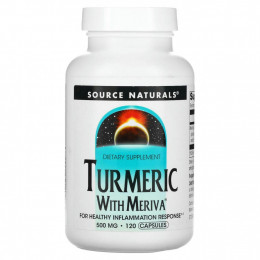 Source Naturals, Комплекс из куркумы Мерива, 500 мг, 120 капсул