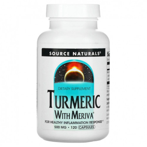 Source Naturals, Комплекс из куркумы Мерива, 500 мг, 120 капсул