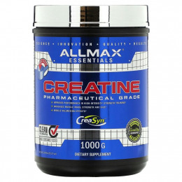 ALLMAX Nutrition, Creatine Powder, 100% Pure Micronized Creatine Monohydrate, Pharmaceutical Grade Creatine, 1000 g