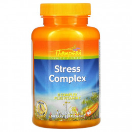 Thompson, Витаминный комплекс Stress Complex, 90 растительных капсул