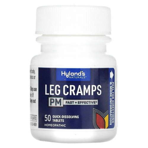 Hyland's, Leg Cramps PM, 50 быстрорастворимых таблеток